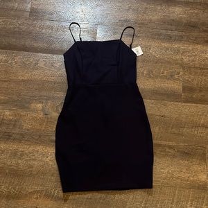Brand new, navy dress with tags